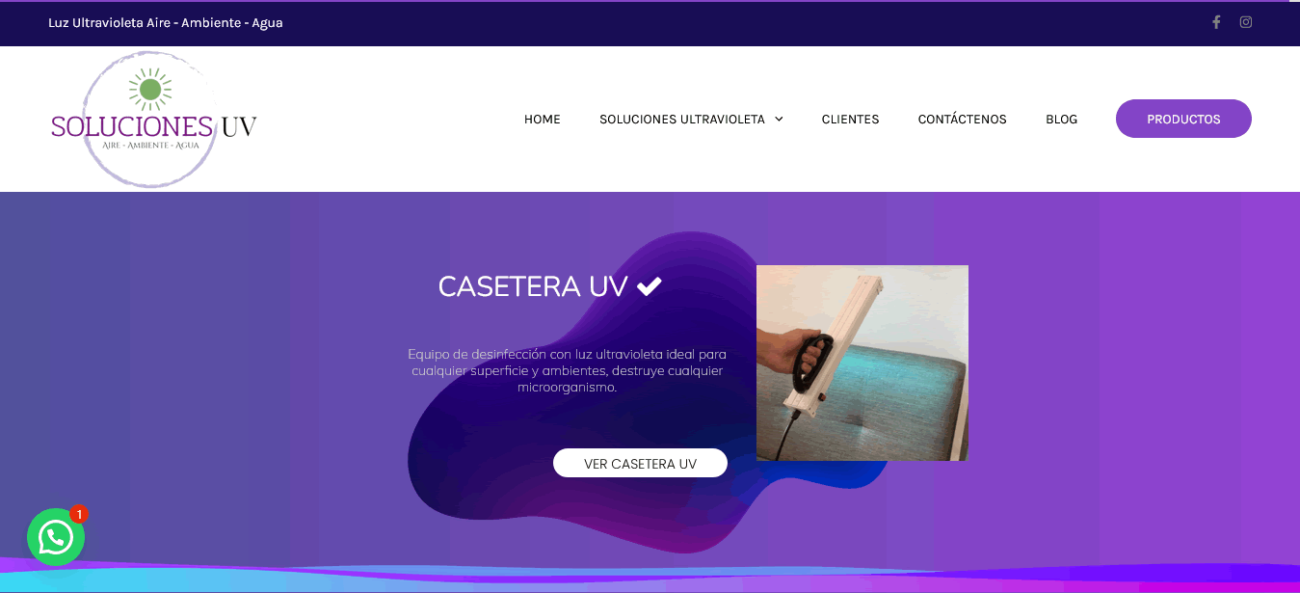 Diseño de Pagina web en Colombia Soluciones Ultravioleta