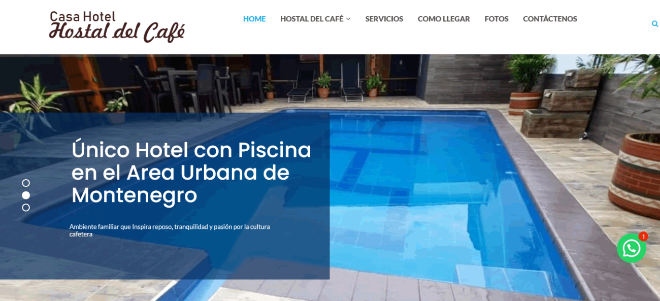 Diseño de Pagina Web en Colombia Hostal del Café