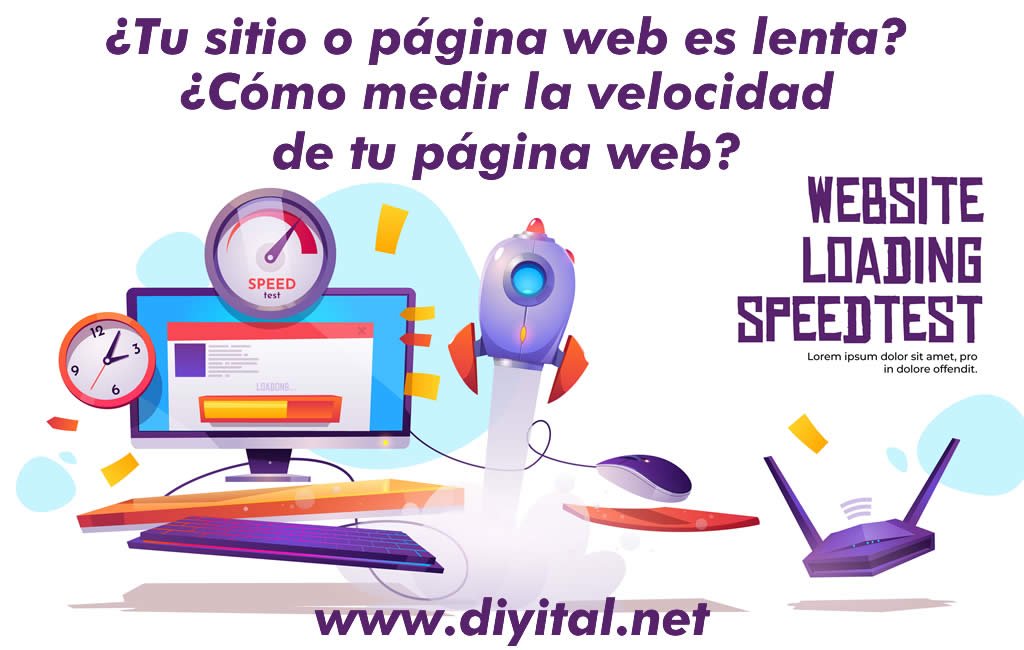 Cómo medir la velocidad de tu página web sitio web lento