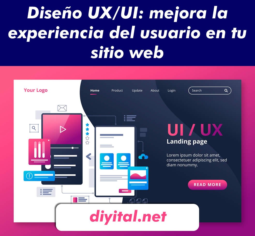 Diseño UX UI mejora la experiencia del usuario en tu sitio web