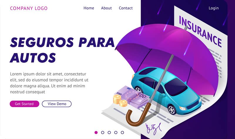 Diseño página web empresas de seguros en Colombia