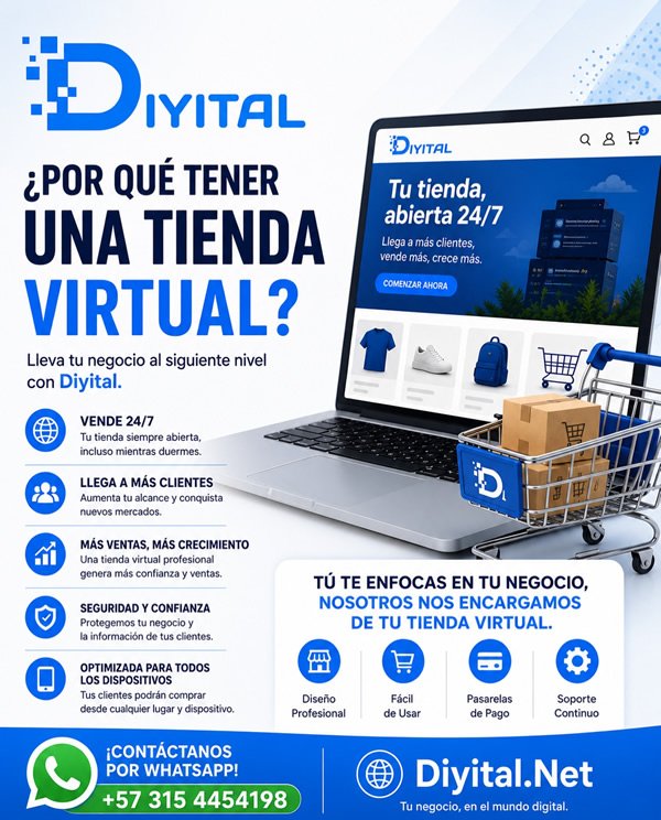 Creación de Tiendas Virtuales Colombia