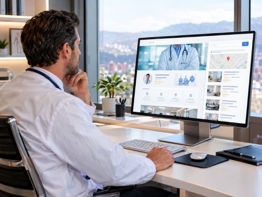 SEO y GEO para un sitio web para médicos