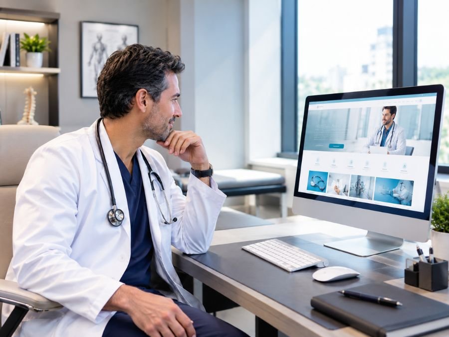 Sitio web para médicos profesional y moderno